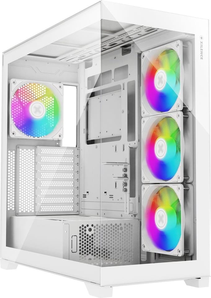 Xilence Gleam Midi-tower PC-behuizing Wit Zijvenster