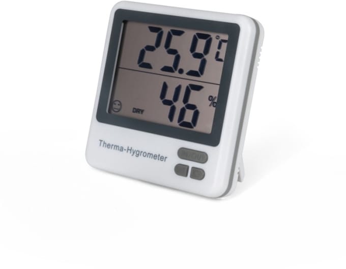 ETI - Digitale Thermohygrometer voor Binnenruimtes - Comformeter - Ruimtethermometer Max / Min