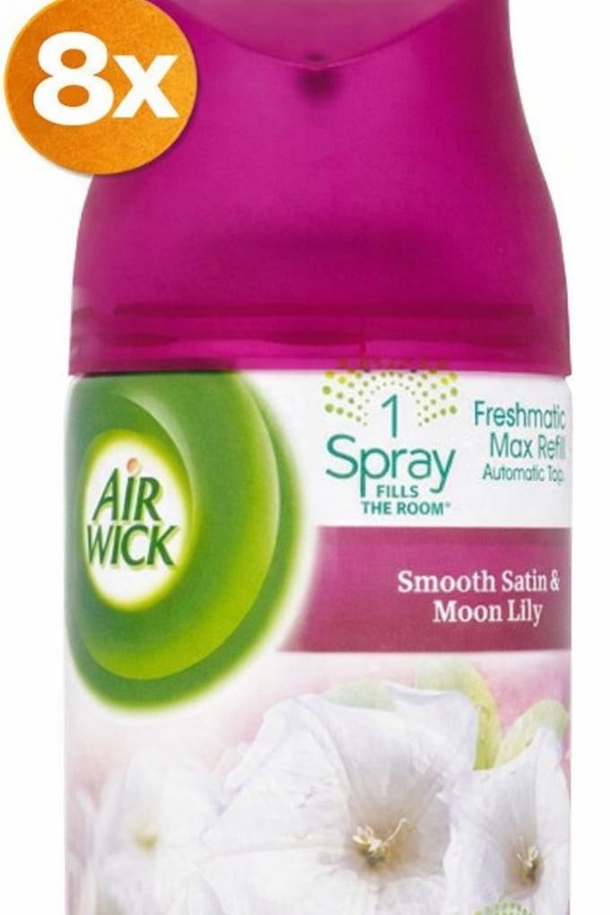 (8x) Air Wick - Luchtverfrisser - Navulling - Lelie - 8 x 250ml
