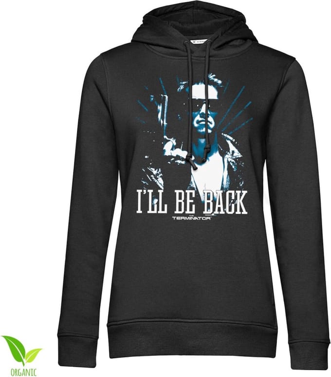 The Terminator Hoodie/trui -S- I'll Be Back - Duotone Zwart