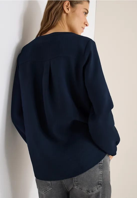 Blouse in effen kleur