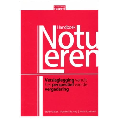 Handboek Notuleren - Stefan Gielliet