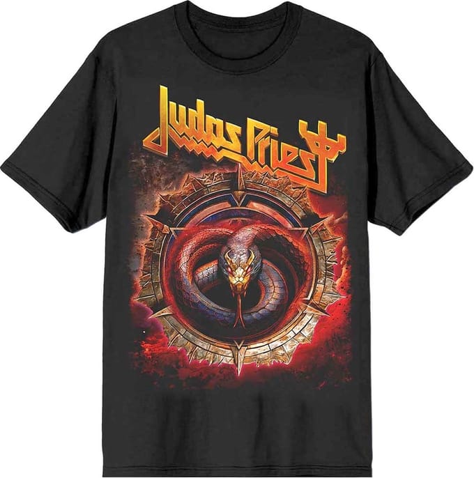 Judas Priest - The Serpent Heren T-shirt - S - Zwart