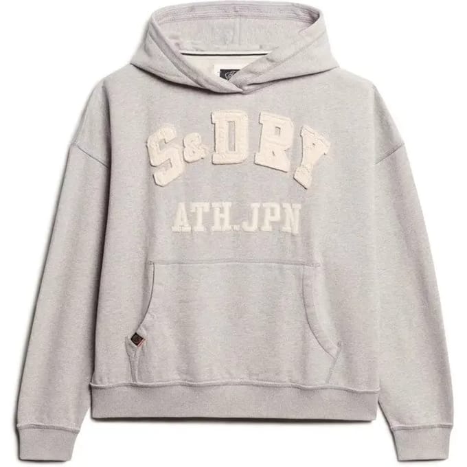 Superdry ATHLETIC APPLIQ OVERSIZE HOOD Dames Trui - Maat XL