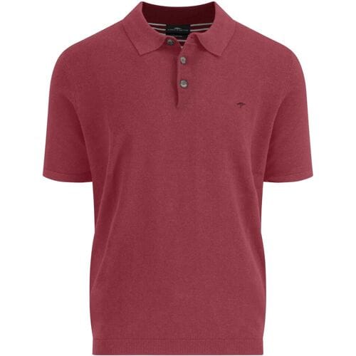 Fynch-Hatton Polo Short Sleeve Air Cotton Berry / male