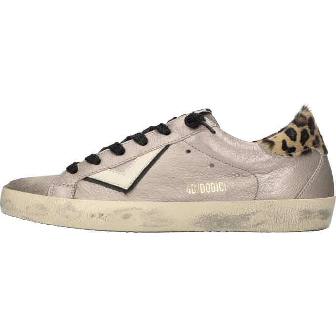 4B12 dames sneaker Suprime metallic nude