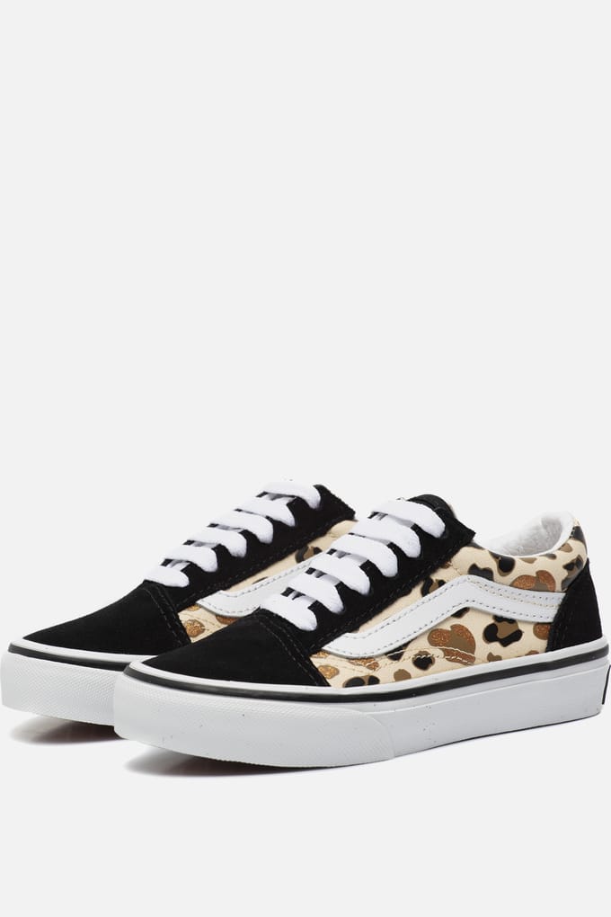 Vans Vans Old Skool Leopard Glitter Sneakers zwart