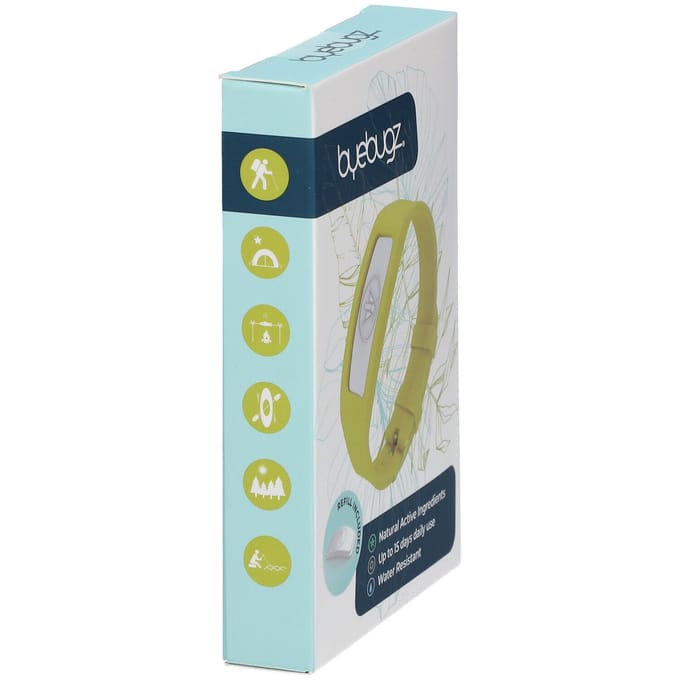 ByeBugz Anti-Insect Bangles Crushed Lime 1 Armband