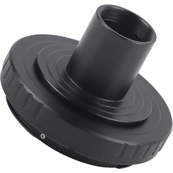 Metalen Adapterring 23.2mm T-vatting Microscoop Oculair voor SLR Camera gray