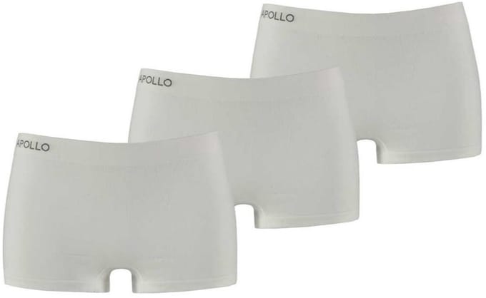 Comfort Essentials - Naadloos Ondergoed Dames - Dames Hipsters - 3 pack - Wit - S - Dames Ondergoed Boxershort