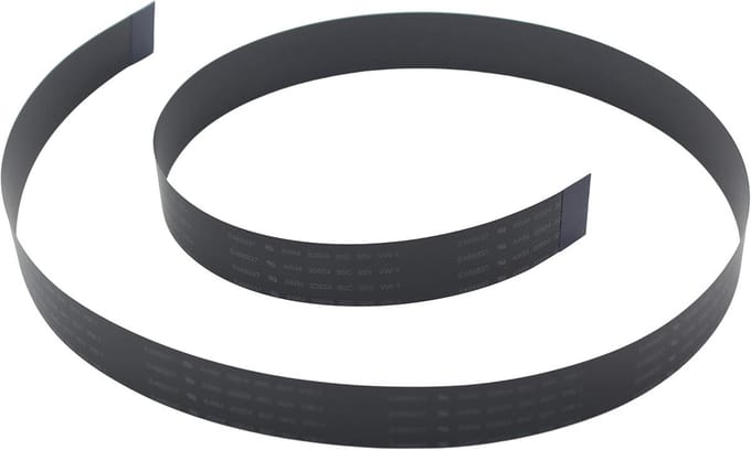 Flex Kabel - Vlakke Kabel - Camera Verbinding - Verwarring-vrij Ontwerp - 60 cm - Zwart