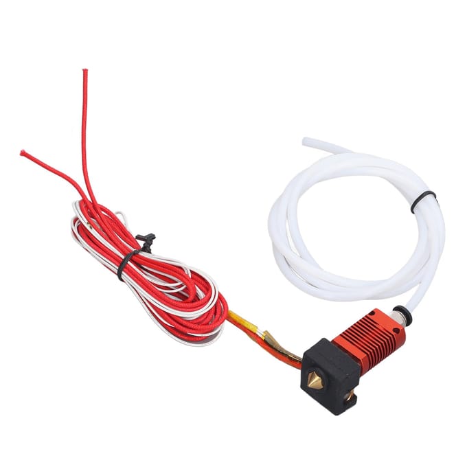 3D Printer Hotend Assemblage met Siliconen Sokhoes 0.4mm Nozzle 3D Printen Extruder Hot End voor white