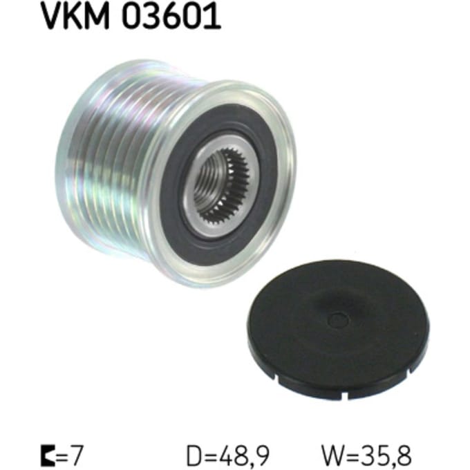 Generator vrijloop SKF VKM 03601