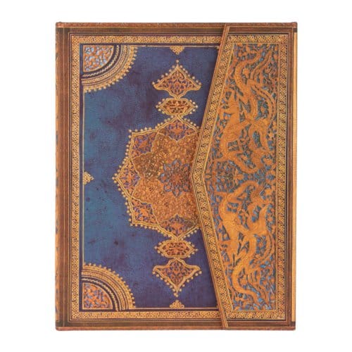 Paperblanks adresboek, safavid indigo, formaat ultra 18 x 23 cm