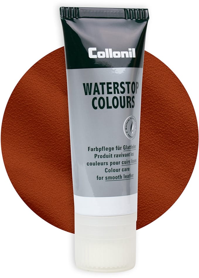 Collonil Waterstop | Lederverzorging | Extra glans | Kleur: Lichtbruin | Inhoud: 75ml