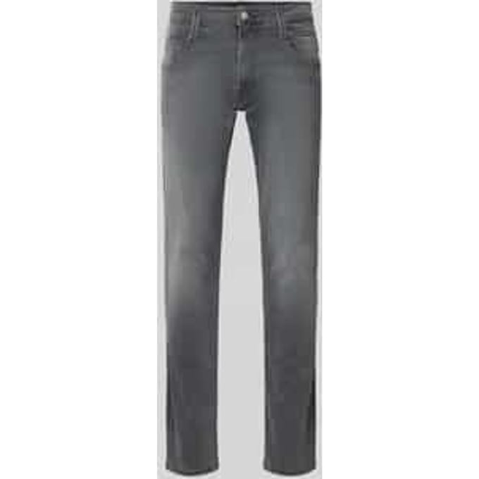 slim fit jeans met steekzakken model 'ANBASS'