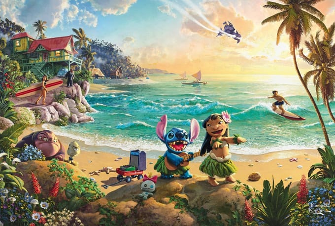 Schmidt Disney puzzel Lilo & Stitch eco-vriendelijk 200 stukjes cartoon.