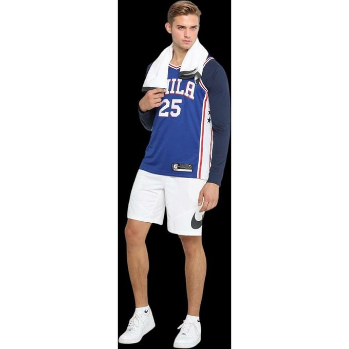 Maillot de basketball Nike NBA Jersey Icon Edition Homme Bleu 864501-496 S