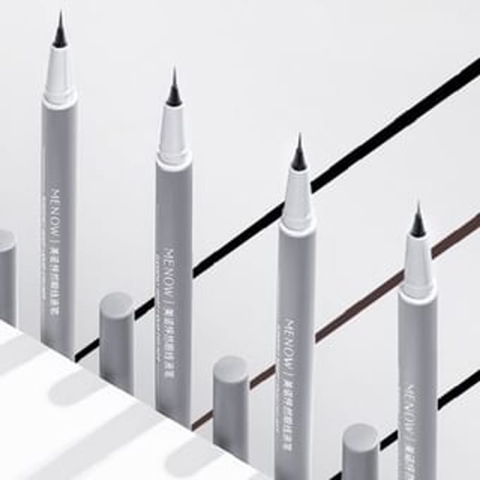 MENOW - Heartbeat Fine Liquid Eyeliner - 2 Colors 01# Black - 0.6ml