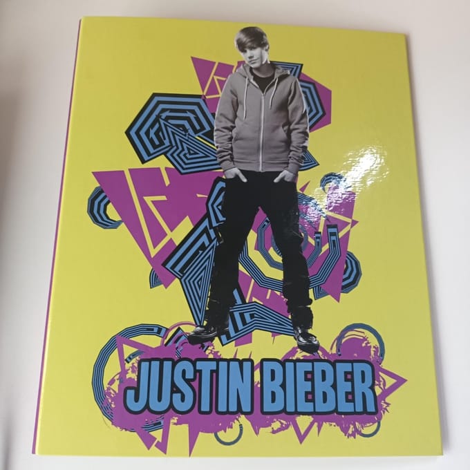 Justin Bieber Ringband Bravado 23-rings blauw paars geel