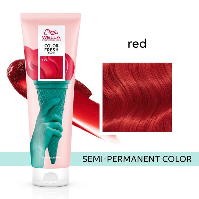 Wella Professionals Care Color Fresh Semi-Permanent Kleurmasker - Rood 150 ml