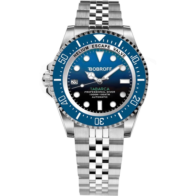 Montre BOBROFF BF0003ibaBFST. Automatique, Couleur bleue. Homme. black