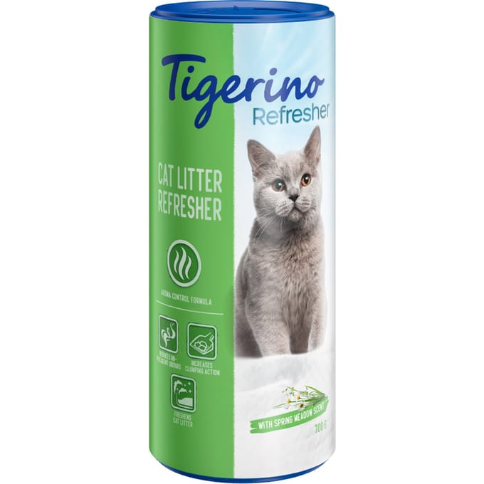 2x700g Lentegeur Tigerino Deodoriser/Refresher voor Kattenbakken