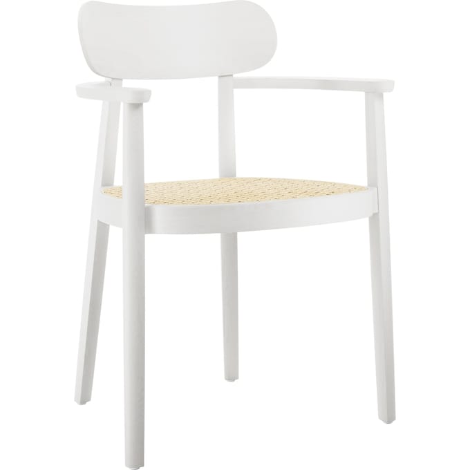 Thonet 118 FV Fauteuil - Beuken wit gebeitst