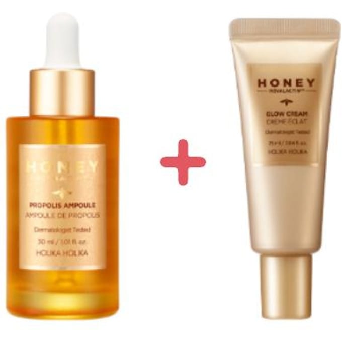 Holika Holika Honey Royalactin Propolis Ampoule Set 2 items +RANDOM GIFT beige