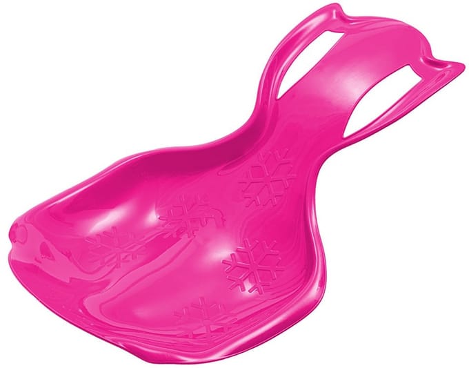 Baby Mix XL kinderslee roze 70x44 cm - Plastic slee