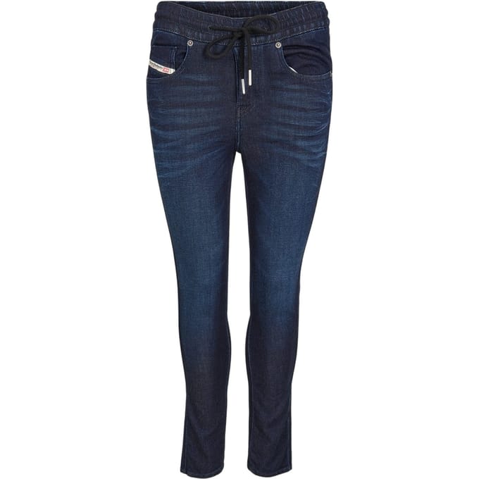 Diesel Dames Gewassen Denim Tailored Jeans (Blauw Denim)