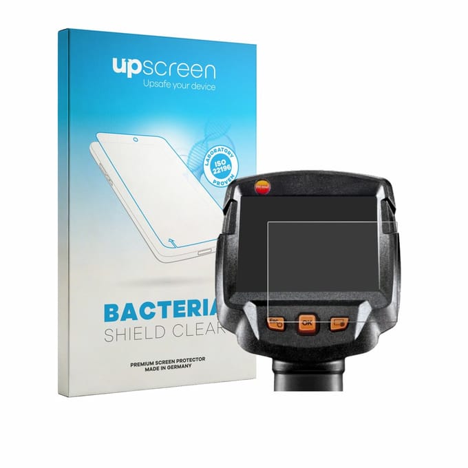upscreen - Screenprotector voor Testo 872 - Folie Beschermfolie transparant antibacterieel