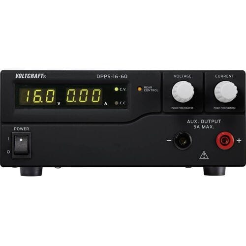 VOLTCRAFT DPPS-16-60 Labvoeding, regelbaar 1 - 16 0 - 60 A 960 W USB Programmeerbaar Aantal uitgangen: 1 x