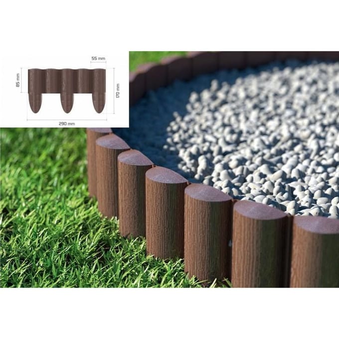 Cellfast Tuin palisade bruin 8 stuks (17/30cm h/b)