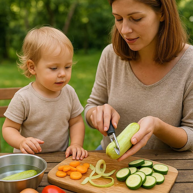 Keep it Handy - Groenteschiller - Roestvrij Staal - Ergonomische Handgreep - Scherp Mes