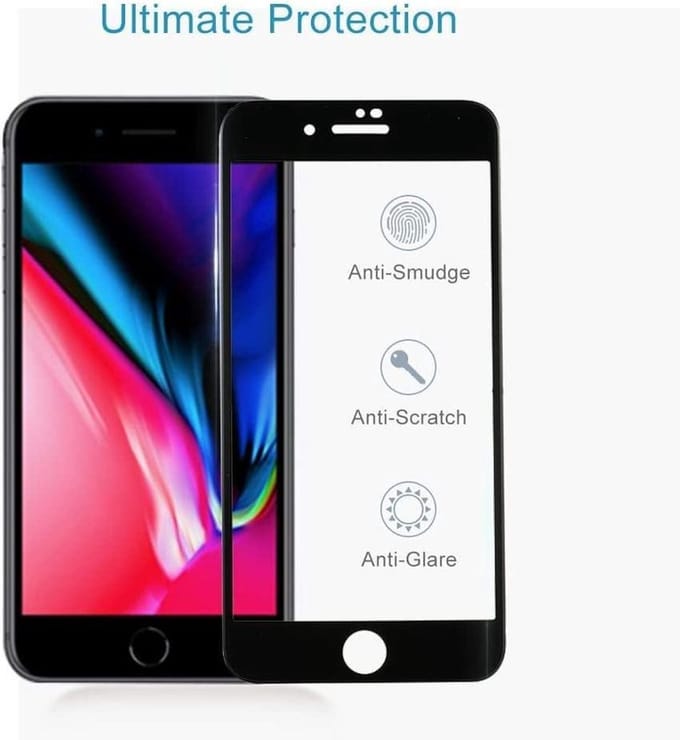 Screenprotector Glas - Full Tempered Glass Screen Protector - 3x Geschikt voor: Apple iPhone 6 Plus / 6S Plus