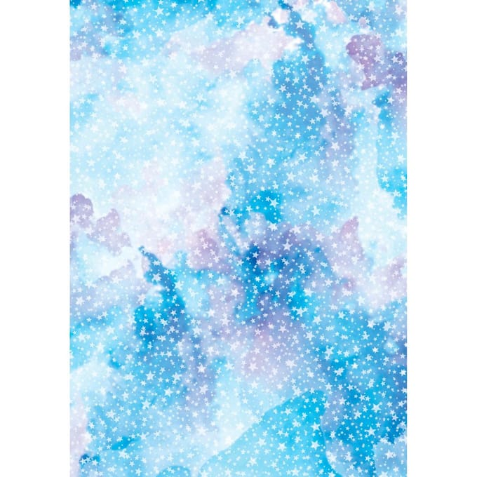 Motief karton "Sterrennacht"