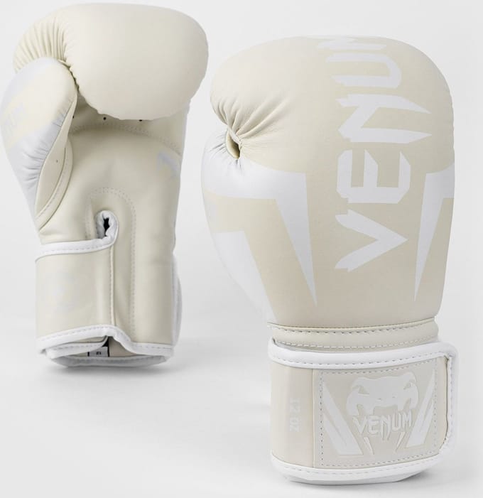 Venum Elite Bokshandschoenen – Wit/Wit – 16 oz