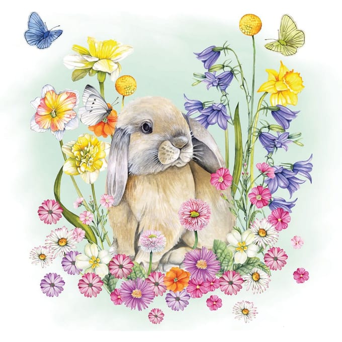 Napkin 33 Little rabbit FSC Mix
