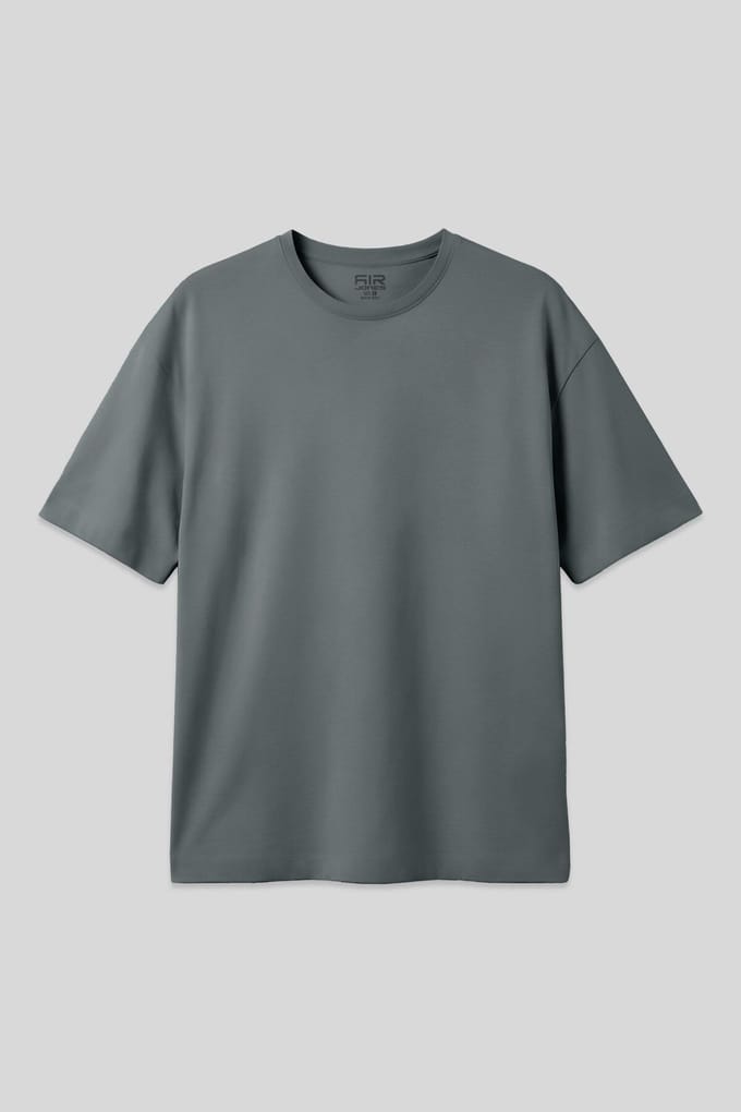 Oversized Katoenen Crew Neck T-Shirt