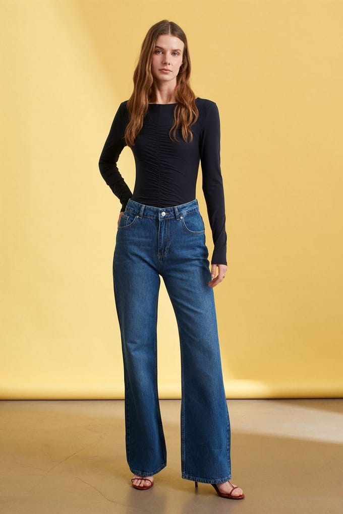 Hoge Taille Wijde Jeans