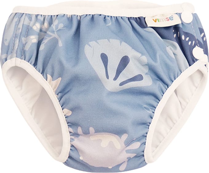 Vimse Blue Whale - Wasbare Zwemluier - S | 6-8 kg - Waterpret - Drukknopen - Certificering