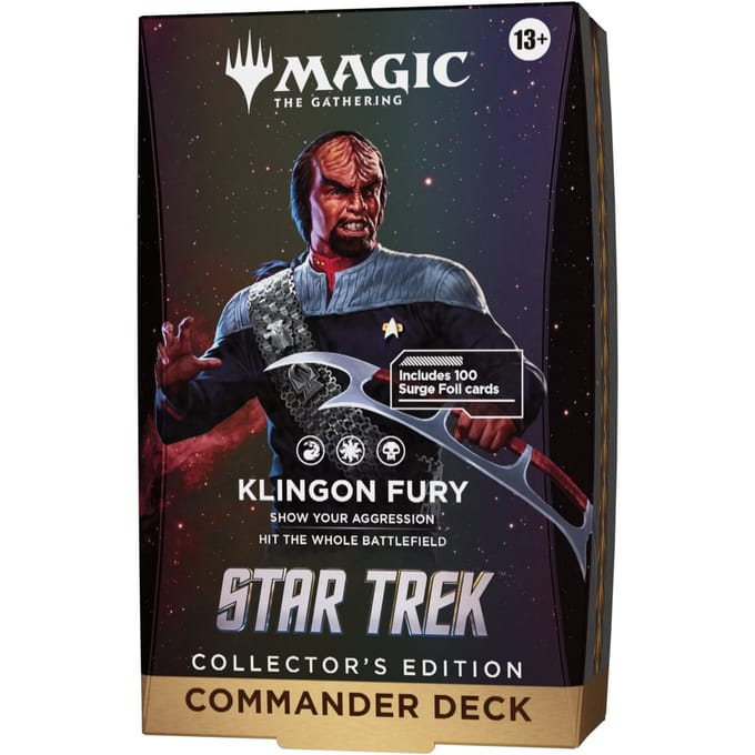 Magic: The Gathering | Star Trek Collector’s Edition Commander Deck - Klingon Fury