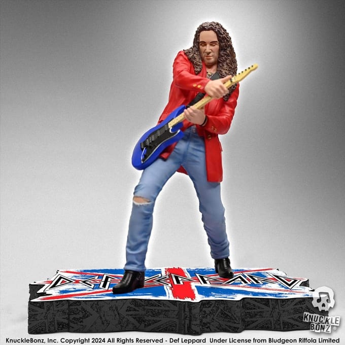 Knucklebonz Def Leppard Rock Iconz Statue Vivian Campbell 24 cm Beeld