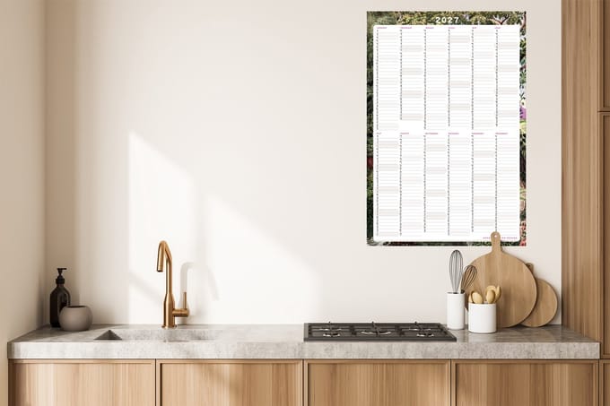 Jaarplanner 2027 Luminous Tropics