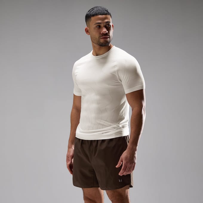 MP Velocity Ultra Naadloos T-Shirt voor Heren - Gebroken Wit - L