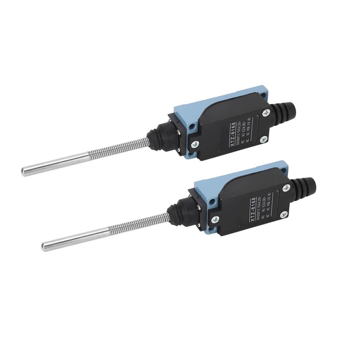 2 stuks Momentaire Eindschakelaar Bewegingsschakelaar Flexibele Spiraalveerstang voor CNC Freesmachine Laser Plasma Router