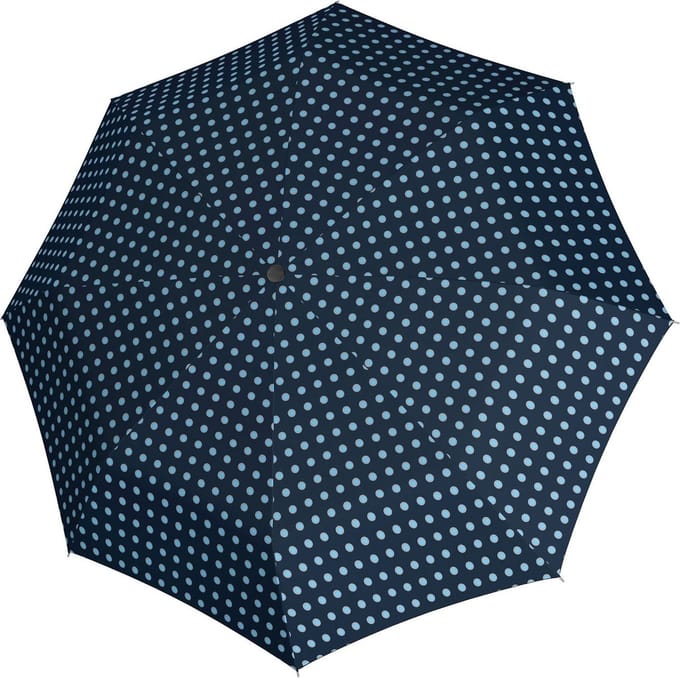 Knirps Paraplu T.205 Duomatic Dot Art Navy Donkerblauw
