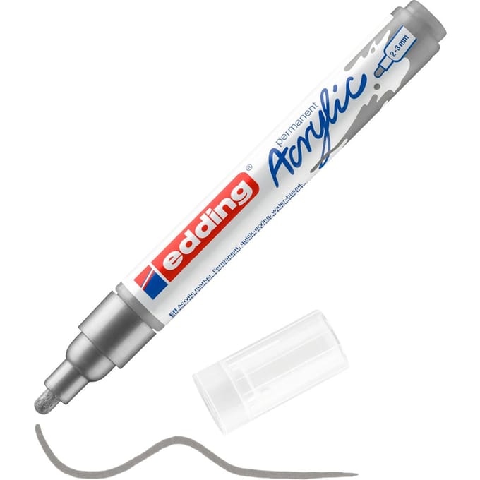 edding 5100 Acrylic "Acrylmarker - Medium" - Zilver