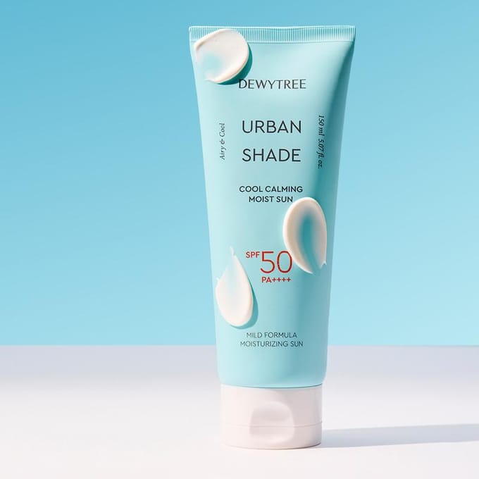 [DEWYTREE] Urban Shade Cool Crème Solaire Hydratante Apaisante SPF 50+ PA++++ 150 ml white